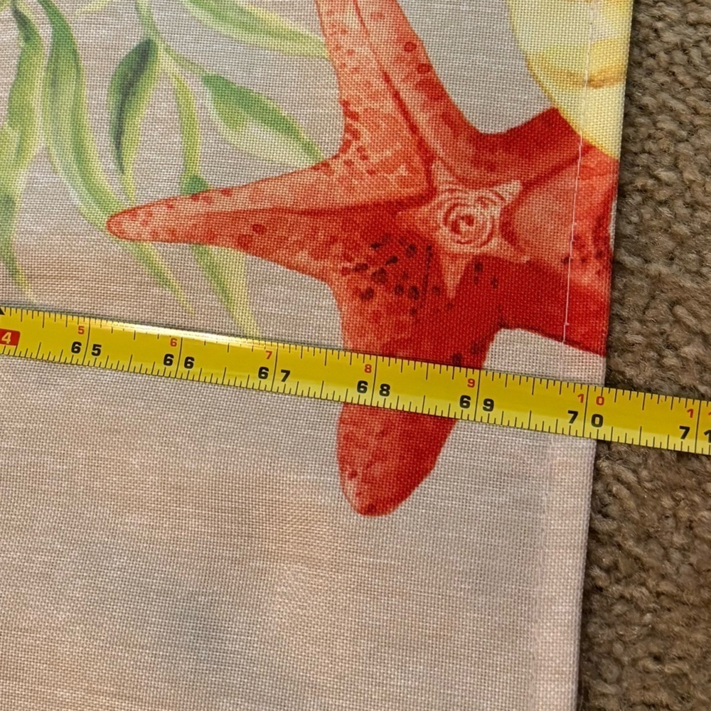 Better Homes And Garden Coastal Charm  52”x 70” Table Cloth-Red, Blue, Cream - Picture 6 of 7